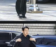 법원 출석하는 박성웅 배우