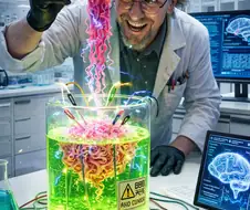 미친 과학자가 좋아하는 라면은?