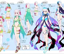 FGO) 리드롭 수영복 카마 설정화