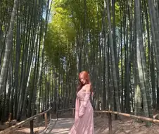 꽃 구경 나온 눈나