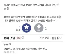 부모님이 집에서 복어 손질하시려는 걸 말린 디씨인