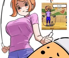 리듬천국 경멸하는 줄넘기 누나.JPG