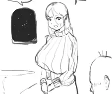 ㅇㅎ?)흉측한 본 모습으로 변신하는 외계인 만화