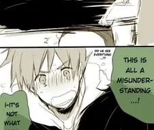 모자 찾는 레드와 그걸 가지고 있는 그린 만화 Manhwa