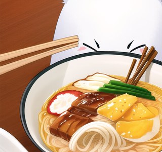 버튜버)ai) 라멘 먹는 후부키를 그려줘!