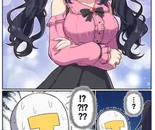 말딸)[만화] 아무런 맥락도없이 트윈테일하고 온 라모누