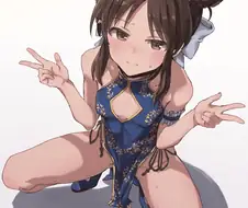 @) 더블 피스 차이나 드레스 아리스