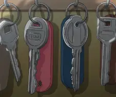 (비스크돌) 애니에서 나온 열쇠 소품의 비밀