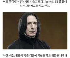 해리포터) 스네이프 ㄹㅇ 해리를 꼽주기 위해서라면 뭐든 가능했구나