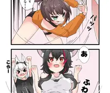 버튜버)미오샤 아이스께끼하는 만화
