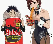 단다단) 불닭 먹방