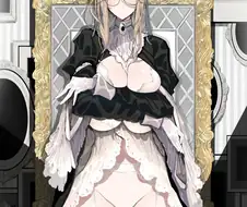 후방)팬티 보여주는 안경 거유 메이드