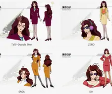 사이버포뮬러) 아오이 쿄코 그림체 변화
