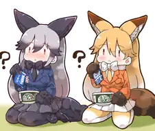그저 컵라면 먹는.Manga