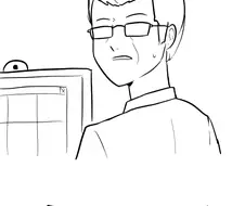 화상회의 하는 만화