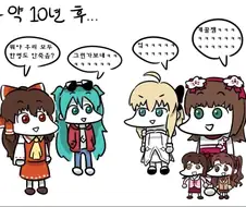 동방,타입문,보컬로이드,아이마스 묶일때 아이마스 저평가 되는게 슬픔
