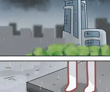 블루아카)비오는날의 센세와 우산.manwha