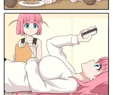 봇치더록) 우리 언니 쭈쭈 짱커