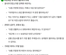 점점 스몰토크가 힘들어져서 제미나이한테 도움 요청했는데