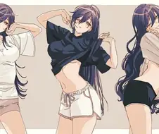 @) 몸매 좋은 아이돌들과 비교해도 꿇리지 않는 카호(12세).manga