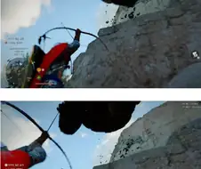 붉은사막) 절벽 밑에 있는 곰이 뭘 할 수 있는데??? ㅋㅋㅋ