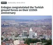 터키 육군 건군 2235주년 행사 개최