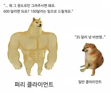 수상하게 돈이 많은 분파