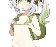 후방,원신) 마이크로 비키니 란도셀 나히다짤.manga