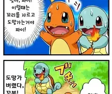 파이리는 도마뱀과 지?