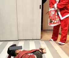 산타를 대하는 태도가 너무 건방진 아이