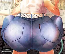 엉덩이가 큰 아줌마...