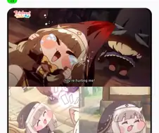 트릭컬) 네르에게 뇌엽절제술을 받기 전과 후의 스피키의 모습