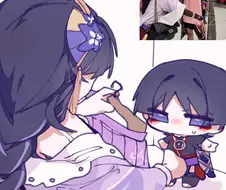 원신) 아들 옷 입히는 라이덴