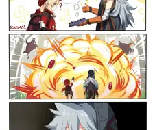 원신)클레와 레이저 만화