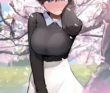 톰보이 소꿉친구랑 벚꽃 보러 가는 주인공