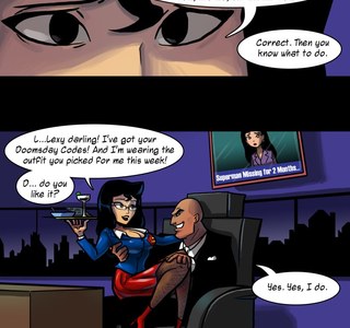 슈퍼맨이 렉스 루터에게 패배당한 만화.manwha