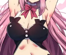 봇치 더 락)바니걸 복장입은 봇치(후방)