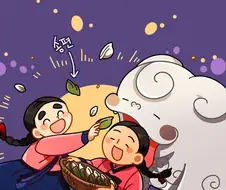 2023년 추석을 맞이한 메롱해치 만화
