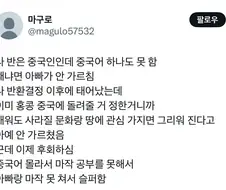자식에게 중국어 안가르친걸 후회하는 중국인 아버지.jpg