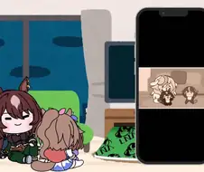 [말딸] 삼촌과 아부지의 응애 사진을 보는 테이오