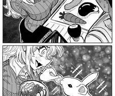 야채를 너무 사가는 거유녀.manga