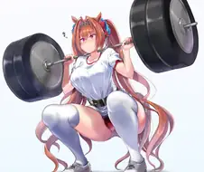 [말딸] 스쿼트 중인 다스카.manga