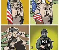 ICE 요원 만드는 방법.Comic