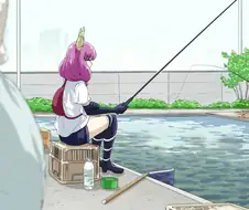 프리렌)동네 낚시터의 낚시꾼.jpg