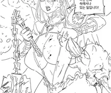전투수녀가 오크와XX하는manga