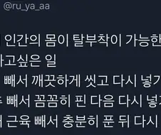 인간의 몸이 탈부착이 가능하다면.jpg