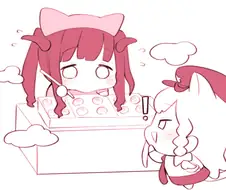 블루아카)타코야키 노점을 하는 후우카.MANGA