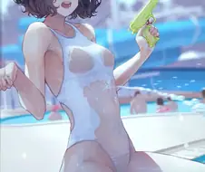 후방) 투명 원피스 수영복ㅗㅜㅑ