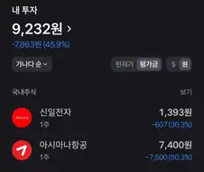 밑에 글 보고 한참 전에 토스 무료 주식 받은거 보러갔닼ㅋㅋ