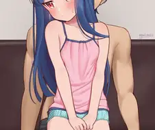 @) 의자에 앉은 유키미